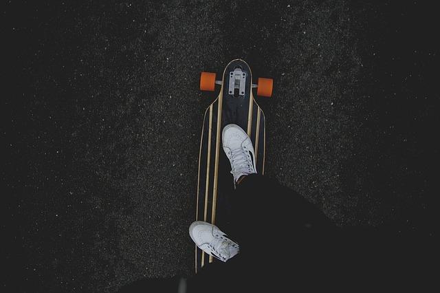 skateboard, balance