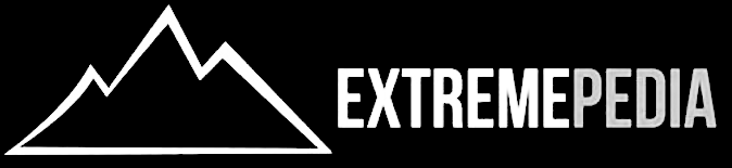 Black and white extremepedia logo