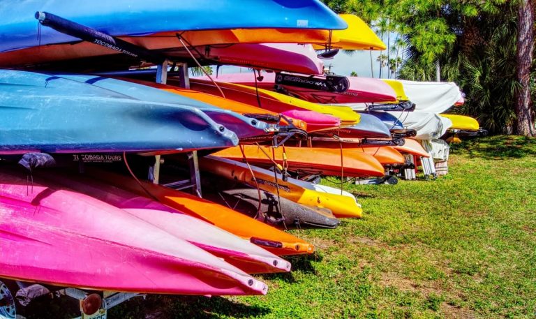 Multi-Colored Kayaks